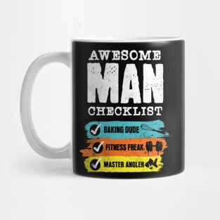 Awesome man checklist Mug